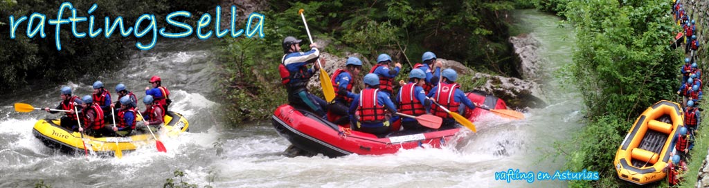 Rafting en el Sella